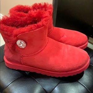 Women’s Mini Bailey Button Bling Ugg